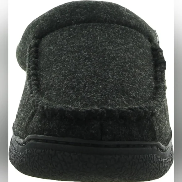 NEW!! Dearfoams Men's Clog Style Memory Foam Slippers Wool Blend - Picture 4 of 7